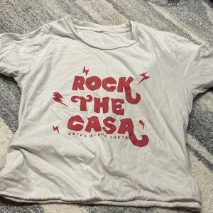 Rock the Casa T-Shirt - White and Red